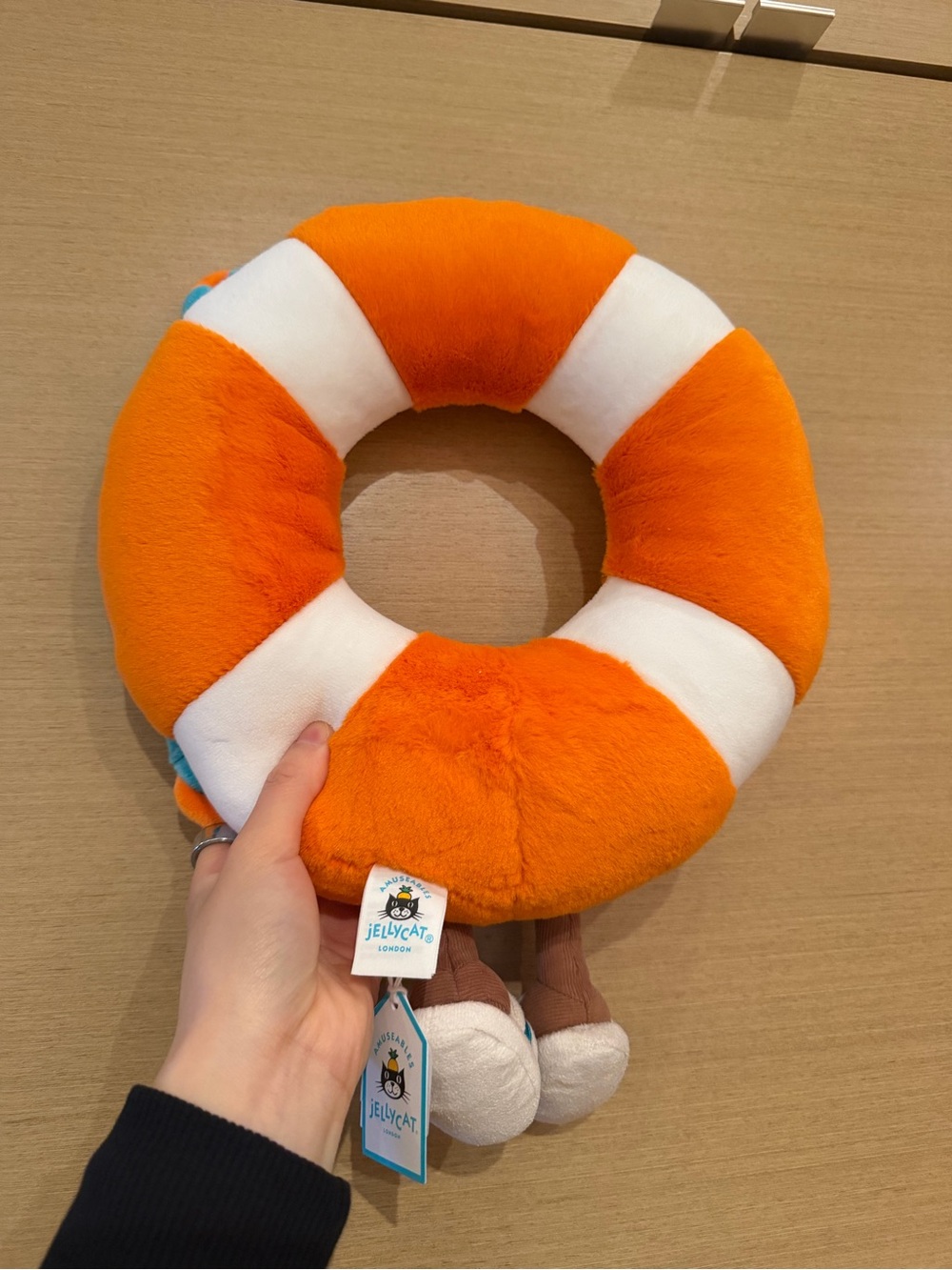 Jellycat Orange, White & Blue Plush Lifebuoy Doll - Picture 2 of 2